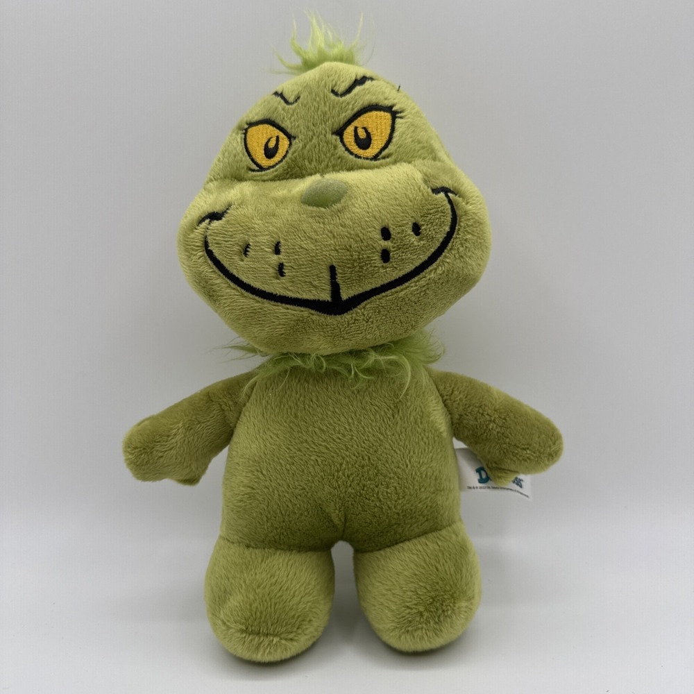 Aurora Dr Seuss Grinch Dood Plush Stuffed Animal Green Doll 10" Soft Toy 2022